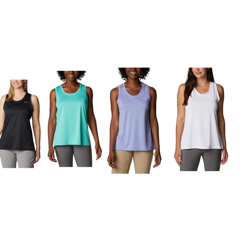 NWT Columbia Women's Quick Dry Hike Tank Top Multicolor Size XS-2XL $50 D337